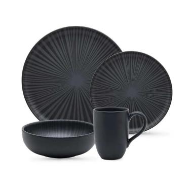Imagem de Aparelho De Jantar 16 Peças Flat ônix Oxford