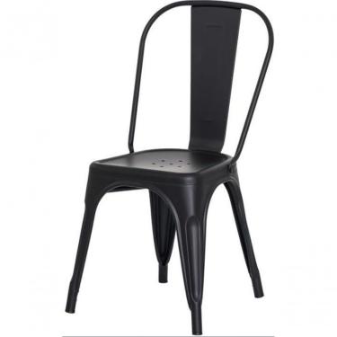 Imagem de Cadeira Iron Tolix Design Industrial Jantar Cozinha Casa Preto