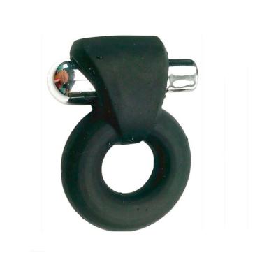 Imagem de Anel Peniano Com Capsula Vibratoria Em Silicone Taurus - Colecao Lovetoys Black - Preto