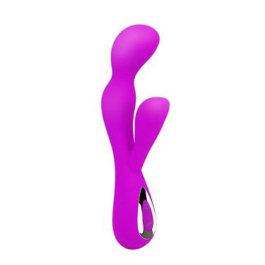 Imagem de Vibrador Recarregável Ponto G Com Estimulador - Impulse Pretty Love - Magenta