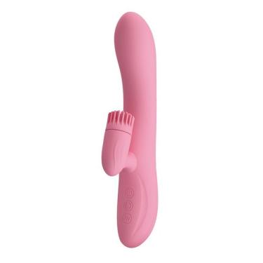 Imagem de Vibrador Rotativo Com Saliências Chris Pretty Love Rosa