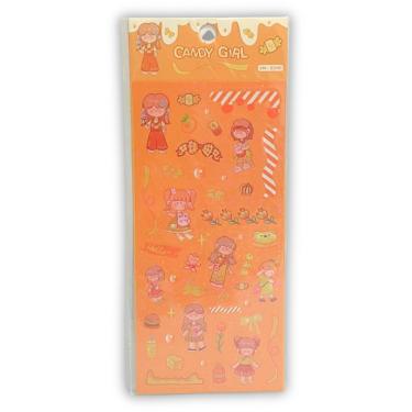 Imagem de Kit Adesivos Candy Girl Uniso Laranja