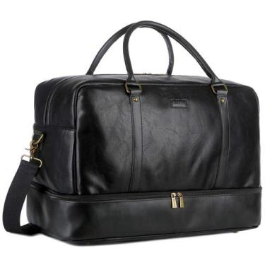 Imagem de Sacola de viagem Baosha Vegan Leather HB-38 preta