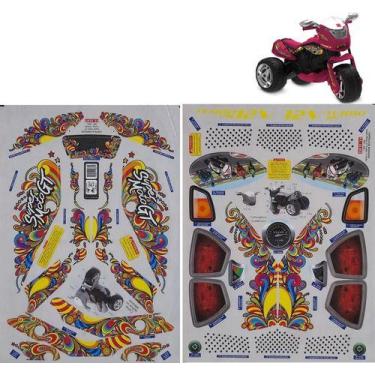 Imagem de Cartela De Adesivo Super Moto Gt Turb 12v Bandeirante