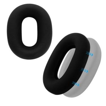 Imagem de Adhiper Capa De Silicone Xm5 Para Fones Ouvido Sem Fio Sony Wh-1000Xm5, Acessórios Atualizados, À Prova Suor E Facilmente Laváveis - Preto