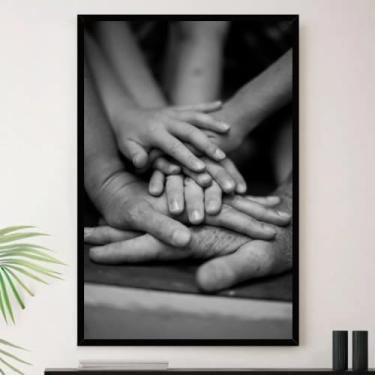 Imagem de Genérico, Quadro Mãe e Filho Familia Amor Decorativo A3 35x45cm