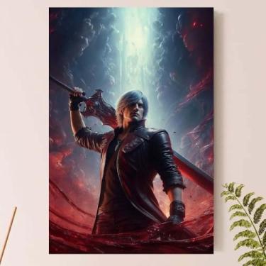 Imagem de Placa Quadro Decorativo - De.vil M.ay C.ry (Devil_06)