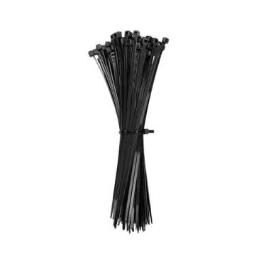 Imagem de Abraçadeira de nylon 3,5mm x 200mm preta 100 Unidades - Pier Telecom