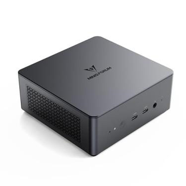 Imagem de Mini PC UM790 Pro MINISFORUM DeskMini com AMD Ryzen 9 7940HS, computador pessoal versão barebones sem RAM e SSD, placa de vídeo AMD Radeon 780M, 2 saídas HDMI (4K), 2 saídas USB4(DP|8K)