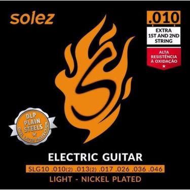 Imagem de Encordoamento Guitarra Dlp Calibre 0.010 Slg10 Solez