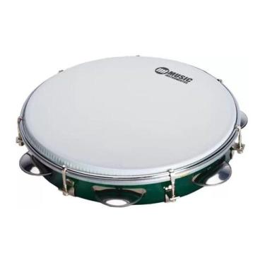 Imagem de Pandeiro phx 10 abs 83abs gr le pele leitosa - verde
