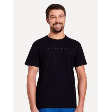 Imagem de Camiseta Reserva Masculina Estampada Foil Preta, S/P