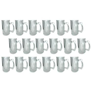 Imagem de Caneca Vidro Grosso Cerveja e Chopp 380ML Restaurante 18UN - PRATICASA