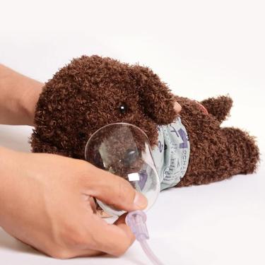 Imagem de 3 Cães E Gatos De Estimação Máscara De Oxigênio Inalador Cão Fox Nariz Longo Animal Cilindro Atomização De Oxigênio Máscara Veterinária Gato E Cão Pet Hospital Grooming