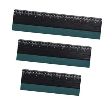 Imagem de NITAGO 3x Rodos de feltro para decalques de automotivos Rodo multifuncional para película de janela Ferramenta de raspagem para fazer gráficos, Preto