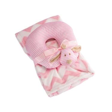 Imagem de Kit Manta Fleece de Bebê + Travesseiro de Pescoço  Têxtil Arte, Cachor