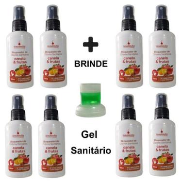 Imagem de Kit 8 Neutralizador Odor Sanitário Bariátrica Free Coco Zero Odor 60ml