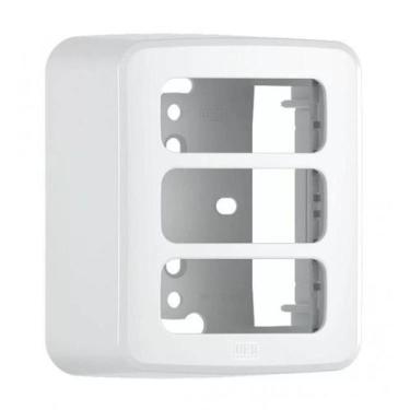 Imagem de Caixa sobrepor + placa 3 postos compose - WEG