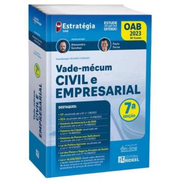 Imagem de Vade Mecum Civil e Empresarial - Estratégia - 7ª Edição/2023