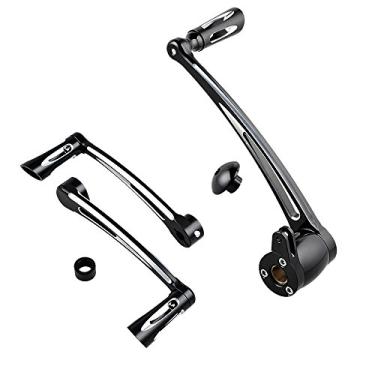 Imagem de Astra Depot Pedal de braço rake + alavancas de mudança de salto + pinos de câmbio compatíveis com Harley Touring FLH FLT Street Glide Road King Road Glide Electra Glide Tri Glide 2014–2019