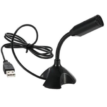 Imagem de Microfone Pc Mesa Usb Desktop Antiderrapante Jogos Gamer - EK