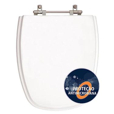 Imagem de Assento Sanitario Poliester Antibacteriano Monte Carlo Branco para Vaso Deca