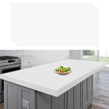 Imagem de Tapete de silicone grande de 120 cm x 60 cm para balcão de cozinha, protetor de bancada antiderrapante resistente ao calor, à prova d'água, tapete de artesanato de silicone para ilha de cozinha