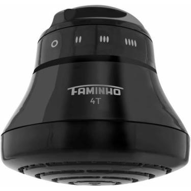 Imagem de Chuveiro Elétrico Ducha Faminho Black 4T com Cano 30cm - Fame, 110V
