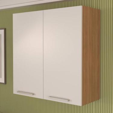 Imagem de Armário Aéreo de Cozinha 80cm 2 Portas Copacabana Móvel na Caixa, Frei