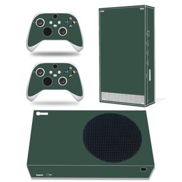 Imagem de Adesivo Skin para Xbox Series S, capa protetora completa de vinil para console e controle sem fio (verde)