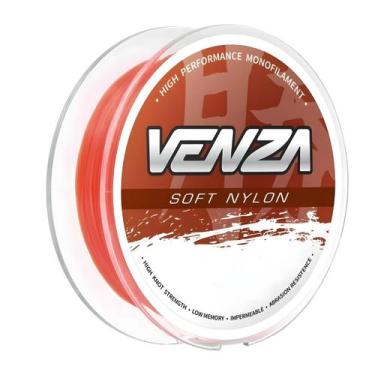 Imagem de Linha Monofilamento Marine Sports Venza Soft Nylon 300m, Laranja, 0.33