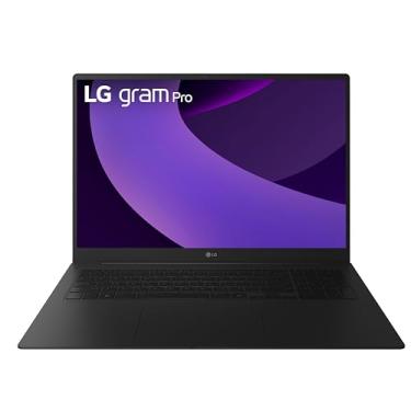 Imagem de LG Notebook gram Pro leve de 17 polegadas, Intel Evo Edition, alimentado por processador Intel Core Ultra7 255H, NVIDIA RTX5050, Windows 11 Home, 16 GB de RAM, SSD de 1 TB, preto