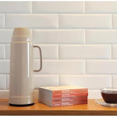 Imagem de Garrafa térmica 1 Litro água café chá Mor 24 Horas Quente Garantido Diversas Cores (Branco)