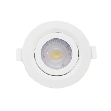 Imagem de Spot de Embutir LED 7W Luz Branco Frio Neutra Bivolt Redondo Branco Startec