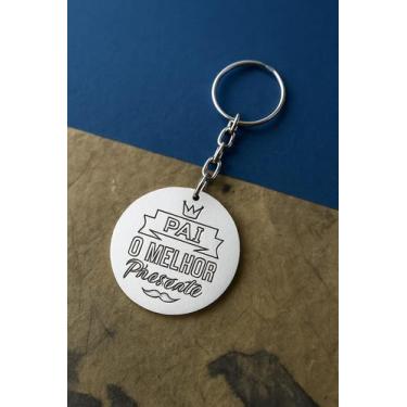 Imagem de Chaveiro Dia Dos Pais Circulo Personalizado Em Mdf 30 Un. - vianatto