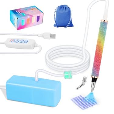 Imagem de Caneta elétrica de pintura de diamante com sucção ajustável, caneta Epainter Vacuum Diamond Art Painting sem necessidade de cera, silenciosa e duradoura, acessórios de arte de diamante para adultos e