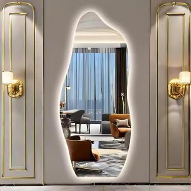 Imagem de Espelho Orgânico Grande 150x60 LED Touch 3 Cores Corpo Inteiro para Qu