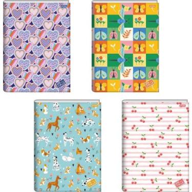 Imagem de Caderno Brochura 1/4 Capa Dura Stella 80 Folhas - Pacote com 5 - Janda