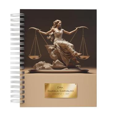Imagem de Agenda Jurídica 2026 Direito Personalizada 8 Capas (CAPA 3)