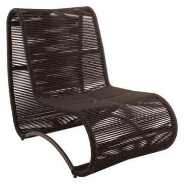 Imagem de Poltrona Leroy em Corda Náutica e Alumínio para Área Externa e Interna