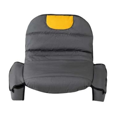 Imagem de Bothyi Capa de assento para cortador de grama, acessórios, à prova d'água, bolsos de armazenamento convenientes, proteção, capa de assento para trator, Cinza Escuro