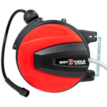Imagem de SGT9002 CARRETEL ENROLADOR MANGUEIRA DE AR HIBRIDA 8MM X 12MM 10 METROS