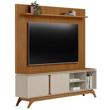 Imagem de Rack Para Sala Com Painel Para TV 70 Pol Turkey L05 Nature Off White -