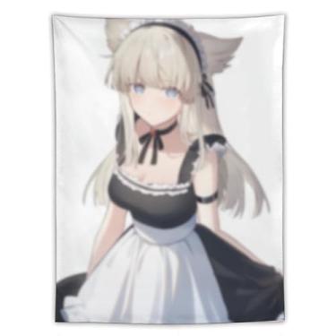 Imagem de LIEGBMEU Sexy Bikini Hot Anime Girl Tapeçaria 152.4 cm x 203.2 cm Interior Exterior Wall Quilt Art Decoração de Tapeçaria Caprichosa, AF139