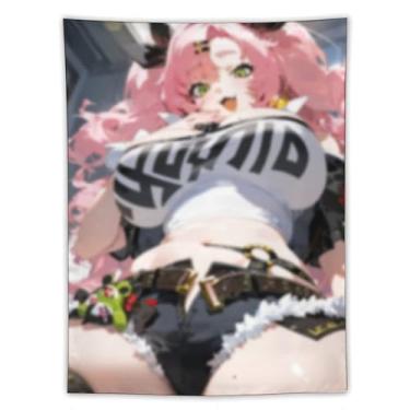 Imagem de LIEGBMEU Tapeçaria Sexy Hot Anime Girl 152.4 cmx203.2 cm Wall Quilt Art Whimsical Tapestry DecorationAF261
