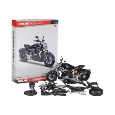 Imagem de 1:12 Escala Kawasaki H2r Diy Corrida Motocicleta Modelo De Liga Brinqu