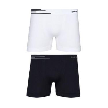 Imagem de Kit 2 Cuecas Boxer Lupo 436-088 - Microfibra, Multicor, GG