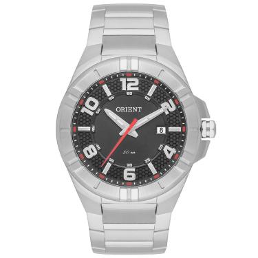 Imagem de Relógio ORIENT masculino analógico prata preto MBSS1472 GVSX