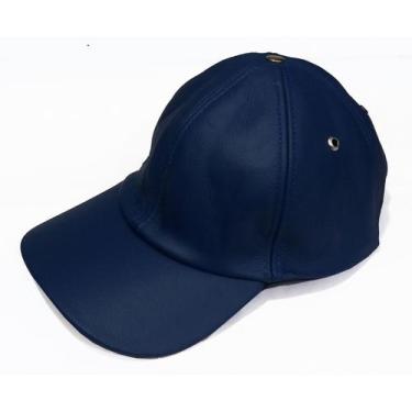 Imagem de Boné de Couro na cor Azul escuro - Riks