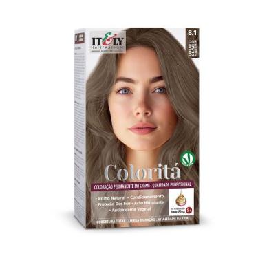 Imagem de Tinta de Cabelo Coloritá Itely Louro Claro Acinzentado 8.1